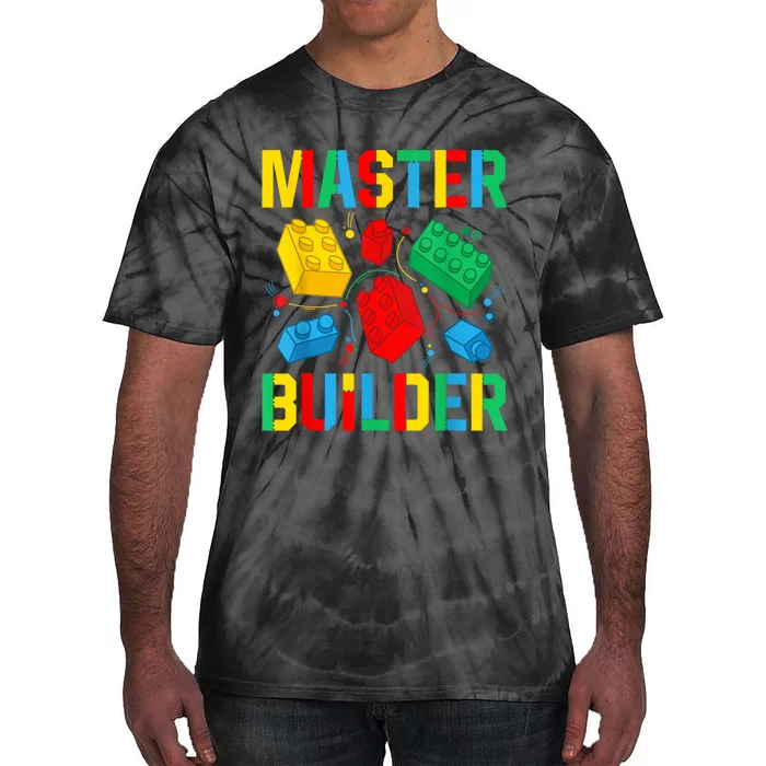 Master Builder Building Blocks Brick Toy Master Builder Tie-Dye T-Shirt