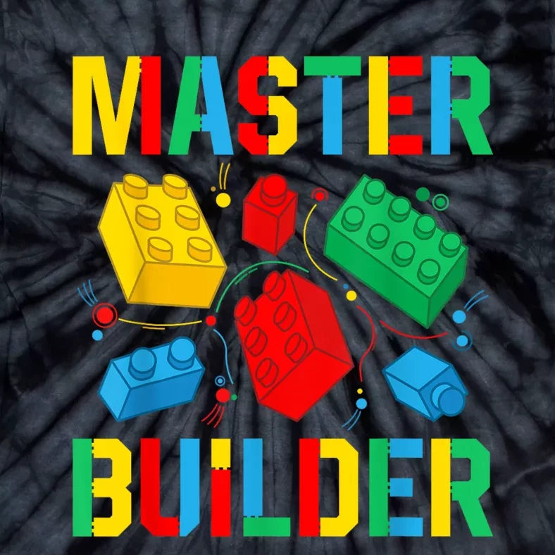 Master Builder Building Blocks Brick Toy Master Builder Tie-Dye T-Shirt