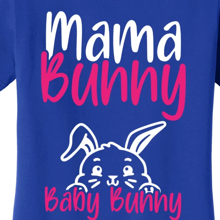 Mama Bunny Bunny Easter Pregnancy Reveal Future Mom Gift Women's T-Shirt