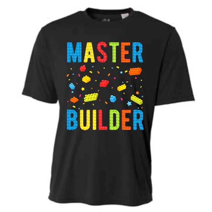 Master Builder Building Blocks Brick Builder Cooling Performance Crew T-Shirt