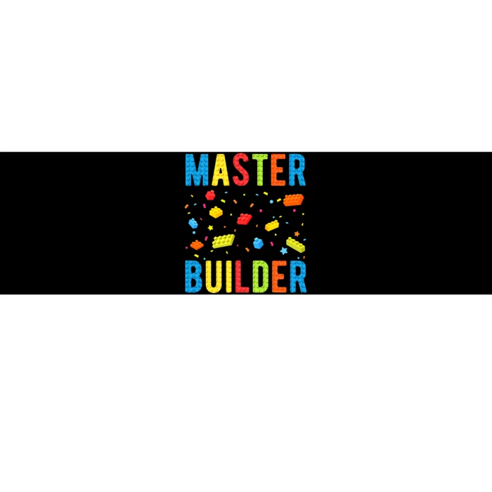 Master Builder Building Blocks Brick Builder Bumper Sticker