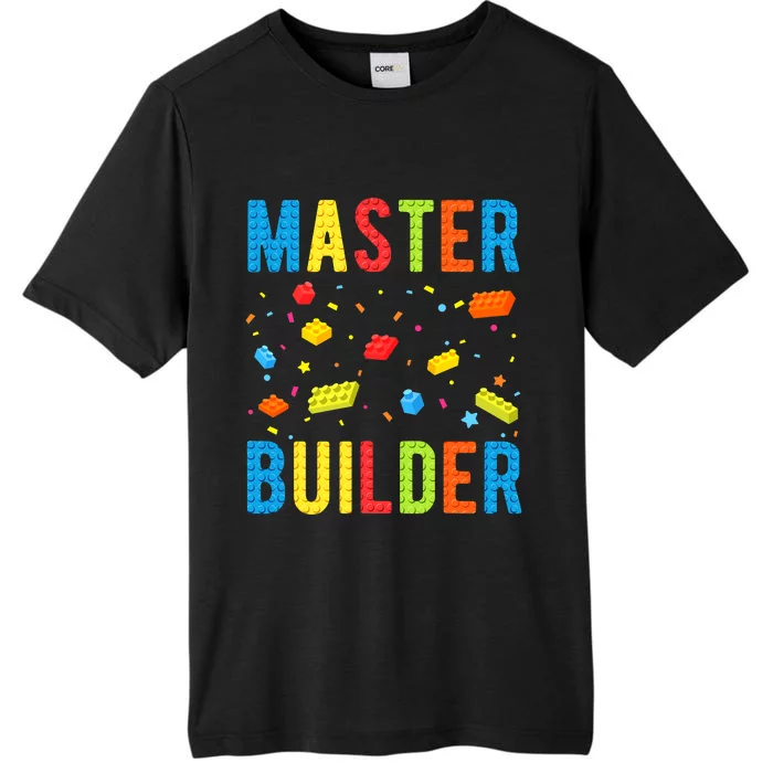 Master Builder Building Blocks Brick Builder ChromaSoft Performance T-Shirt