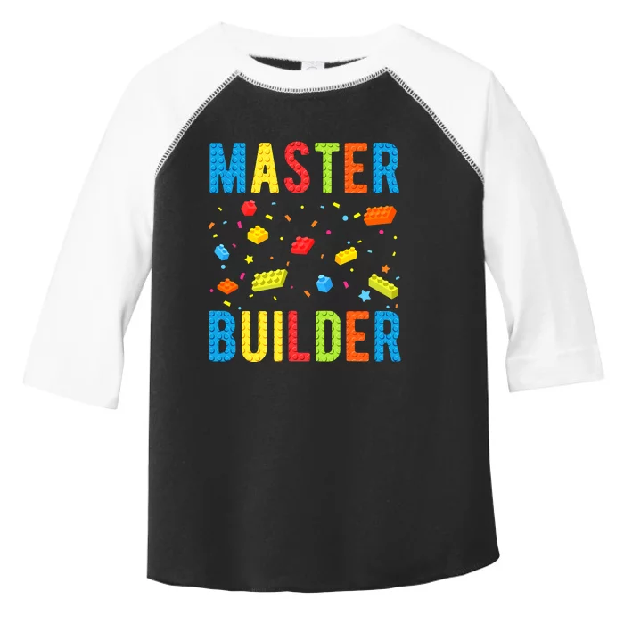 Master Builder Building Blocks Brick Builder Toddler Fine Jersey T-Shirt