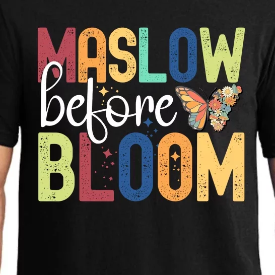 Maslow Before Bloom SPED Teacher School Psychologist Psych Pajama Set