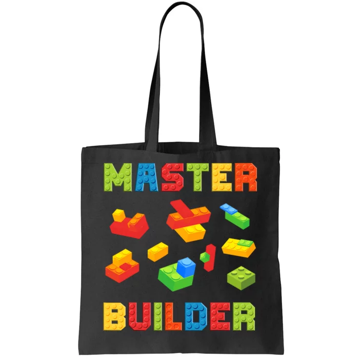 Master Builder Building Blocks Lover Brick Builder Tote Bag