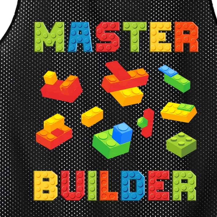 Master Builder Building Blocks Lover Brick Builder Mesh Reversible Basketball Jersey Tank