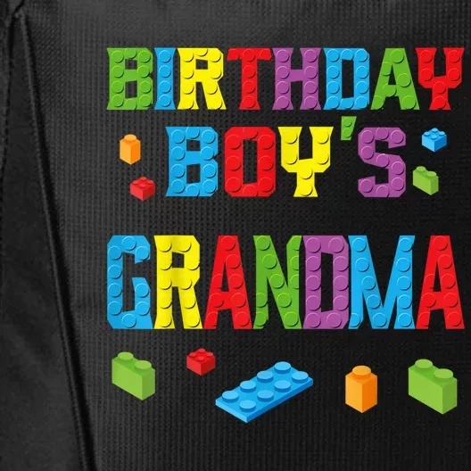 Master Builder Birthday Boy's Grandma Building Bricks Blocks City Backpack