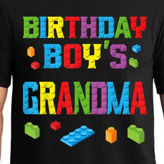 Master Builder Birthday Boy's Grandma Building Bricks Blocks Pajama Set