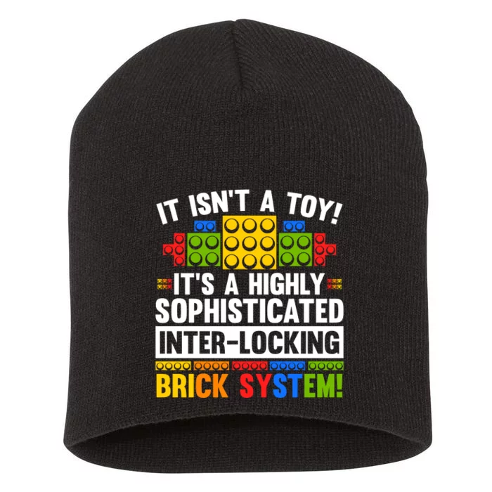 Master Builder Bricks Blocks Play Toys Short Acrylic Beanie