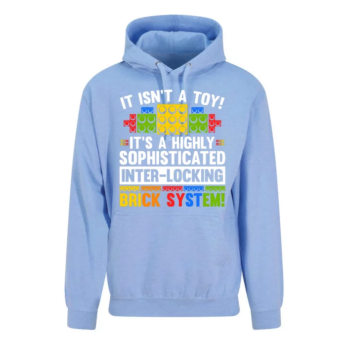 Master Builder Bricks Blocks Play Toys Unisex Surf Hoodie