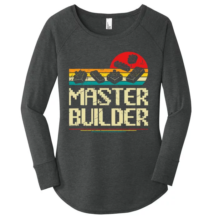 Master Builder Block Building Brick Builder Women's Perfect Tri Tunic Long Sleeve Shirt