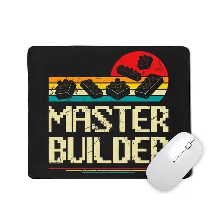 Master Builder Block Building Brick Builder Mousepad