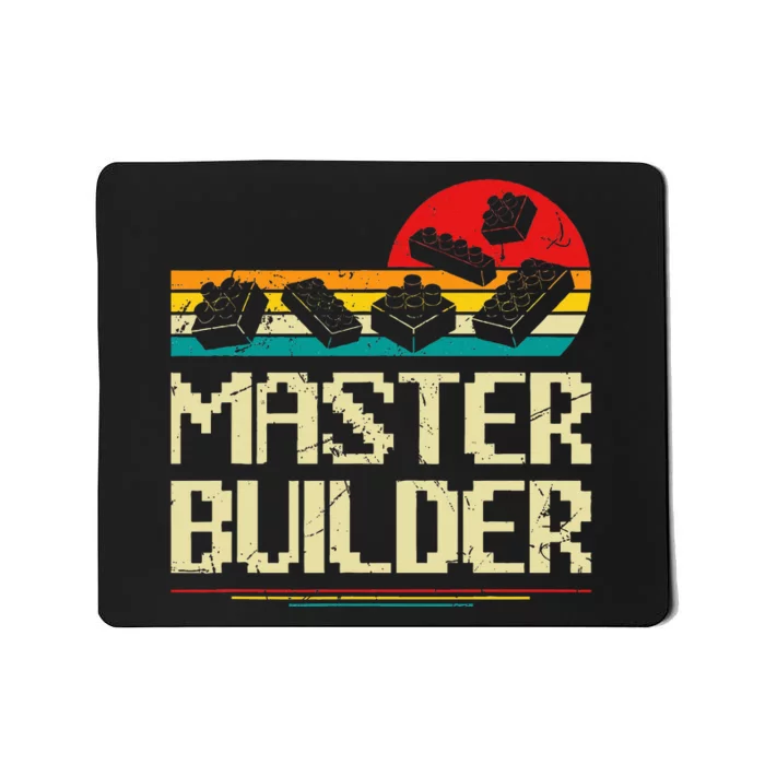 Master Builder Block Building Brick Builder Mousepad