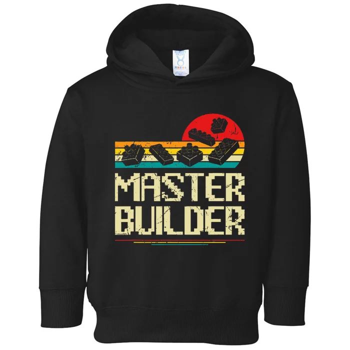 Master Builder Block Building Brick Builder Toddler Hoodie