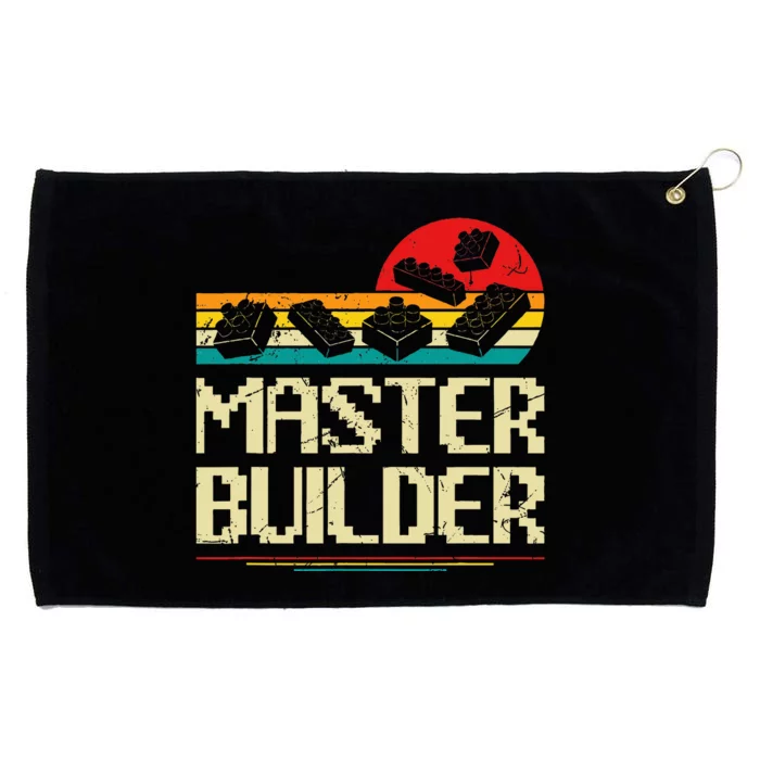 Master Builder Block Building Brick Builder Grommeted Golf Towel