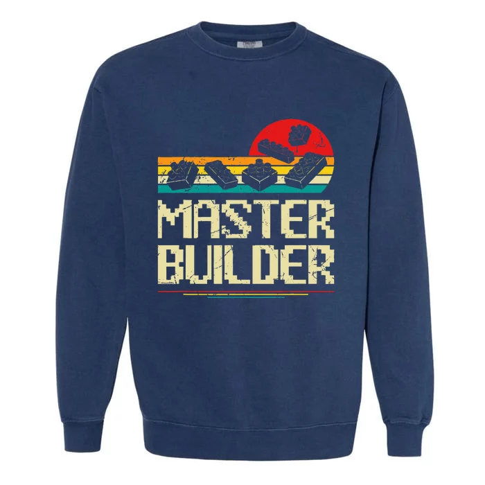 Master Builder Block Building Brick Builder Garment-Dyed Sweatshirt