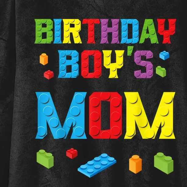 Master Builder Birthday Boy's Mom Building Bricks Blocks Hooded Wearable Blanket