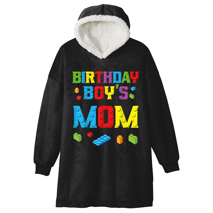 Master Builder Birthday Boy's Mom Building Bricks Blocks Hooded Wearable Blanket