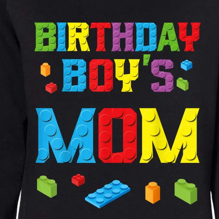 Master Builder Birthday Boy's Mom Building Bricks Blocks Womens California Wash Sweatshirt