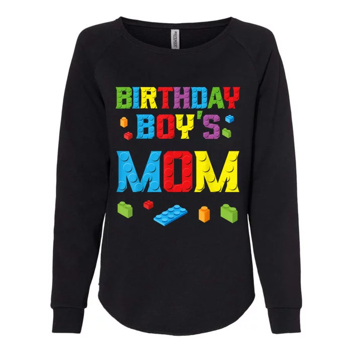 Master Builder Birthday Boy's Mom Building Bricks Blocks Womens California Wash Sweatshirt