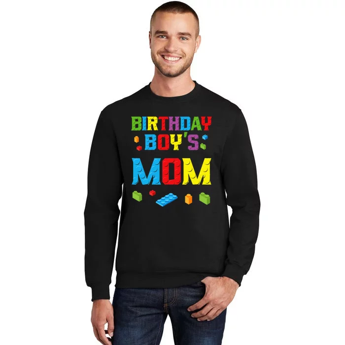 Master Builder Birthday Mom Building Bricks Blocks Sweatshirt