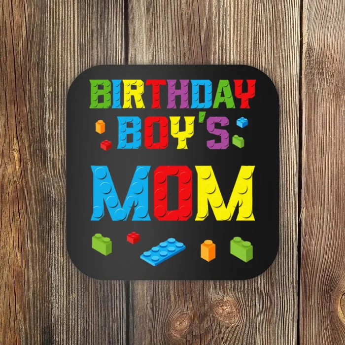 Master Builder Birthday Mom Building Bricks Blocks Coaster