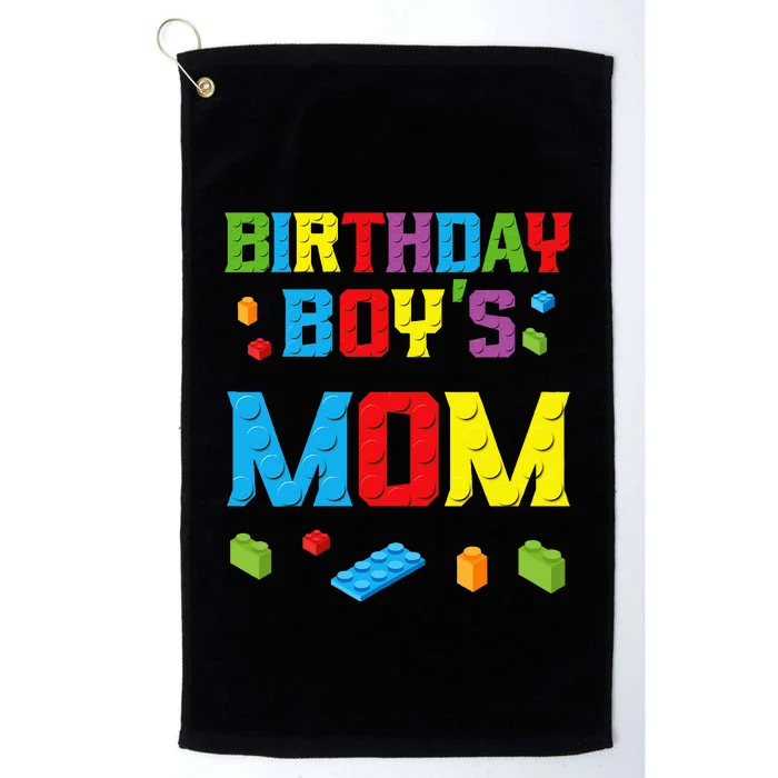 Master Builder Birthday Mom Building Bricks Blocks Platinum Collection Golf Towel