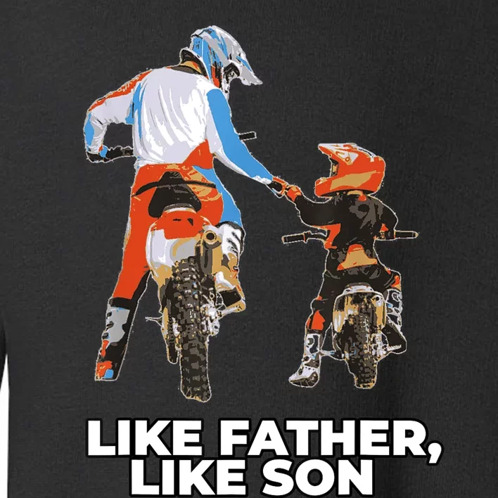 Moto Boss Braaap Dirt Bike Motocross OffRoading Toddler Sweatshirt