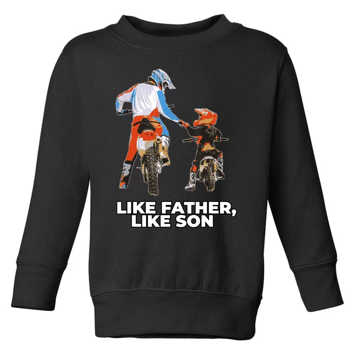 Moto Boss Braaap Dirt Bike Motocross OffRoading Toddler Sweatshirt