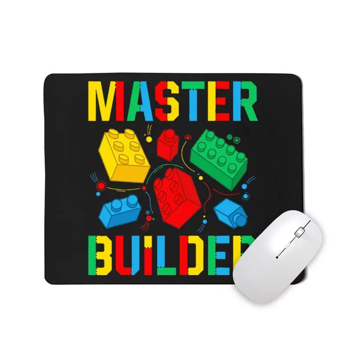 Master Builder Building Blocks Brick Toy Master Builder Mousepad