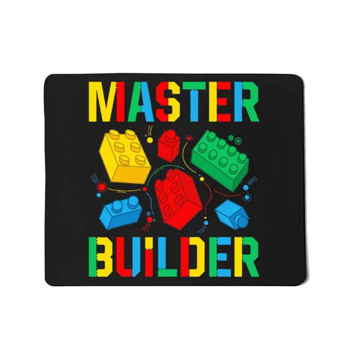 Master Builder Building Blocks Brick Toy Master Builder Mousepad