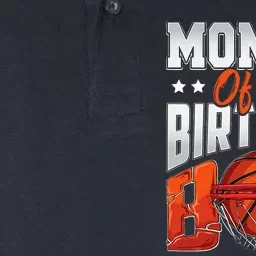 Mommy Basketball Birthday Family Baller Bday Party Softstyle Adult Sport Polo