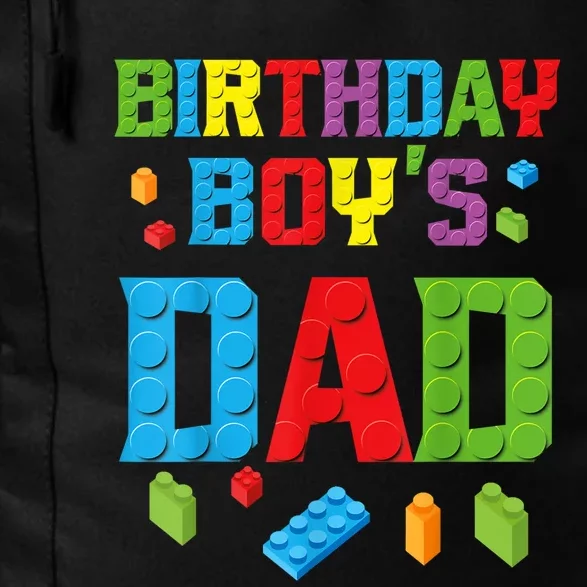 Master Builder Birthday Boy's Dad Building Bricks Blocks Men Daily Commute Backpack