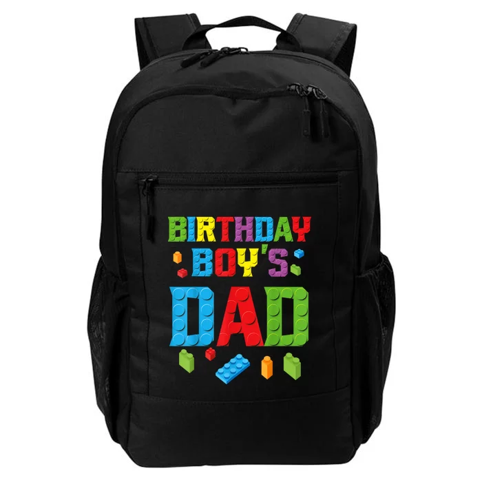 Master Builder Birthday Boy's Dad Building Bricks Blocks Men Daily Commute Backpack