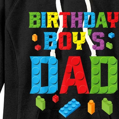 Master Builder Birthday Boy's Dad Building Bricks Blocks Men Women's Fleece Hoodie