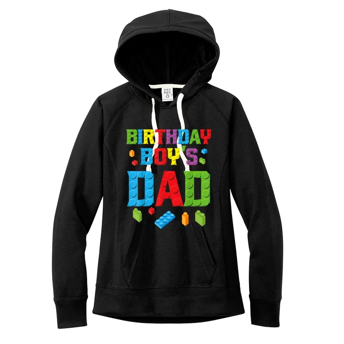 Master Builder Birthday Boy's Dad Building Bricks Blocks Men Women's Fleece Hoodie