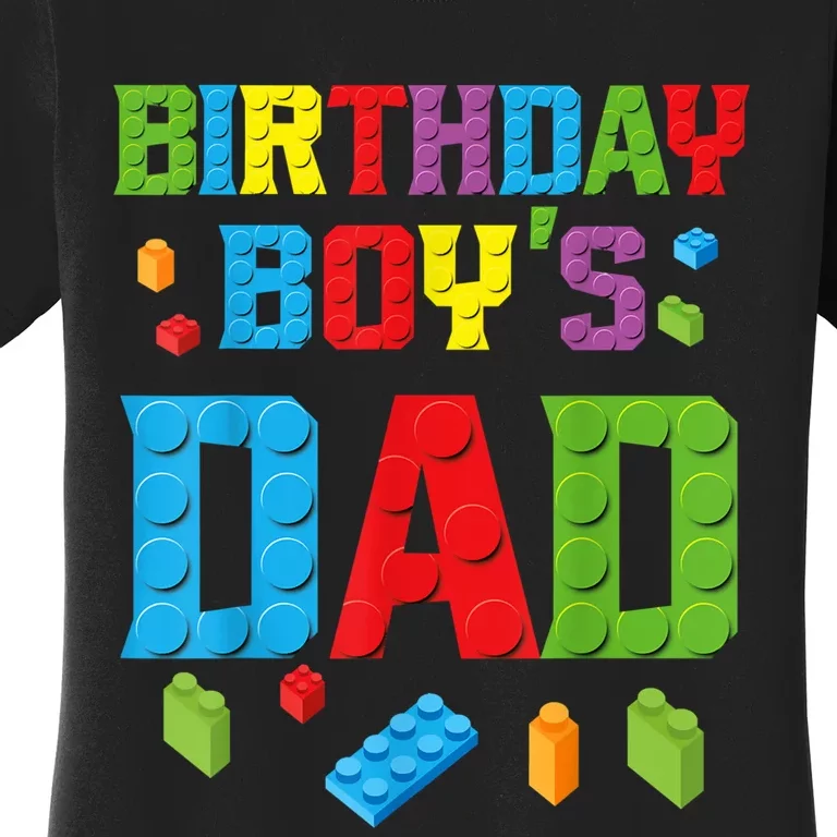 Master Builder Birthday Boy's Dad Building Bricks Blocks Men Women's T-Shirt