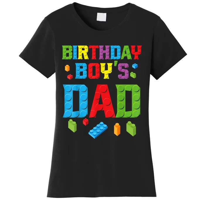 Master Builder Birthday Boy's Dad Building Bricks Blocks Men Women's T-Shirt