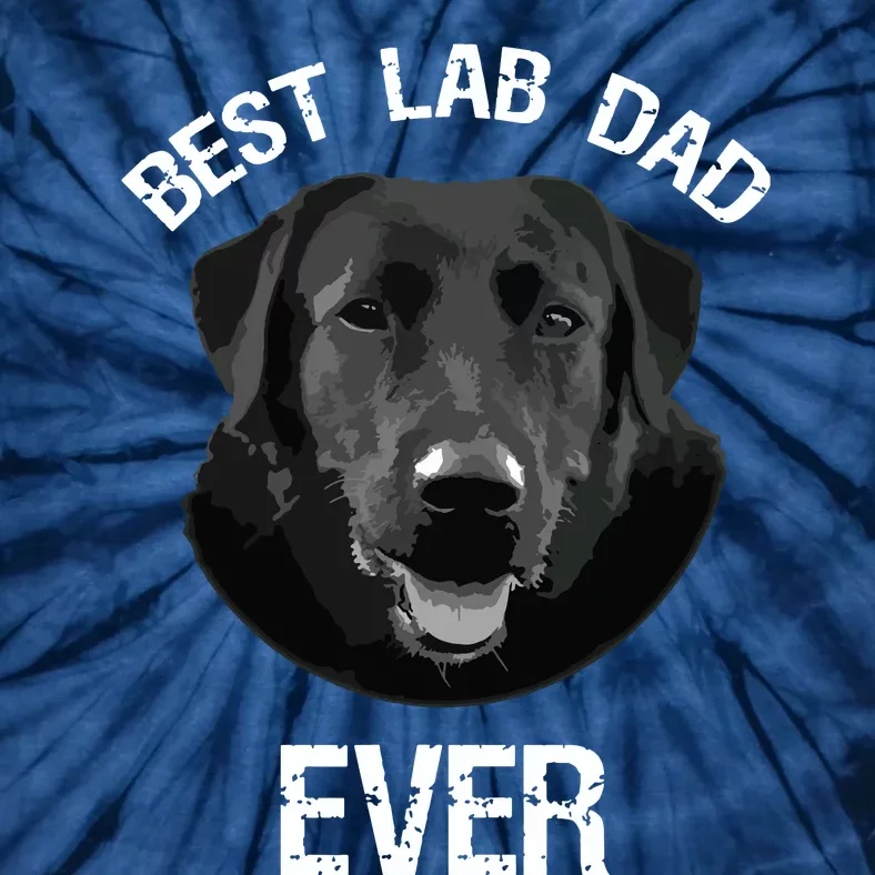 Mes Best Black Labrador Retriever Dad Ever Lab Dog Lover Daddy Tie-Dye T-Shirt