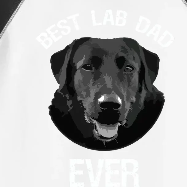 Mes Best Black Labrador Retriever Dad Ever Lab Dog Lover Daddy Toddler Fine Jersey T-Shirt