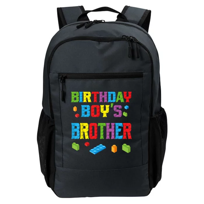 Master Builder Birthday Boy's Brother Building Bricks Blocks Daily Commute Backpack