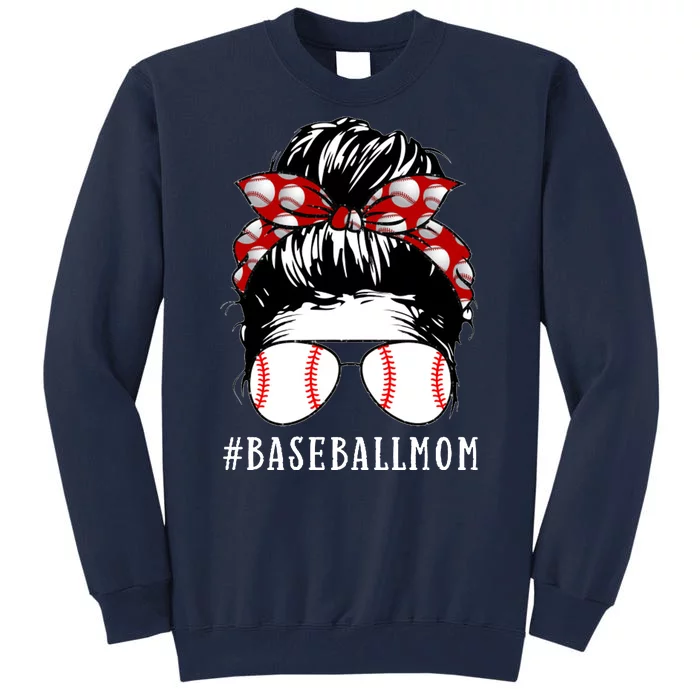 Messy Bun Baseball Mom Tall Sweatshirt