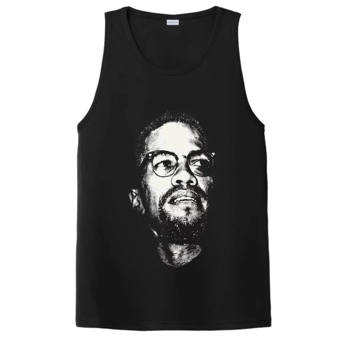 Malcolm BLM Black Lives Matter Black History Performance Tank