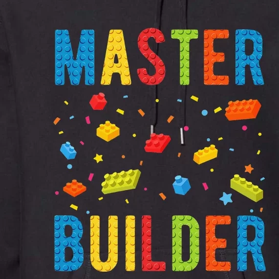 Master Builder Building Blocks Brick Builder Premium Hoodie