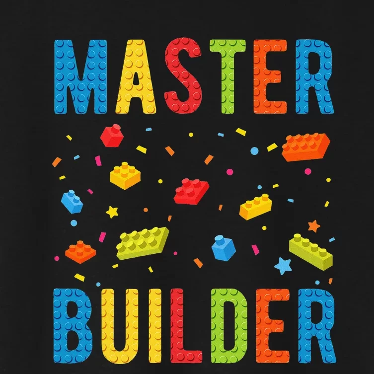 Master Builder Building Blocks Brick Builder Women's Crop Top Tee