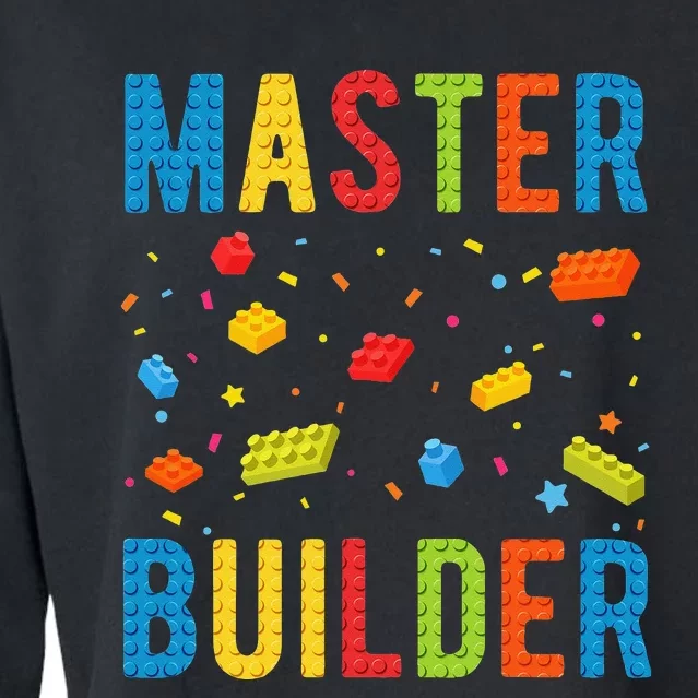 Master Builder Building Blocks Brick Builder Cropped Pullover Crew