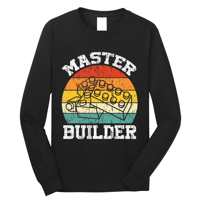 Master Builder Building Blocks Brick Toy Master Builder Long Sleeve Shirt