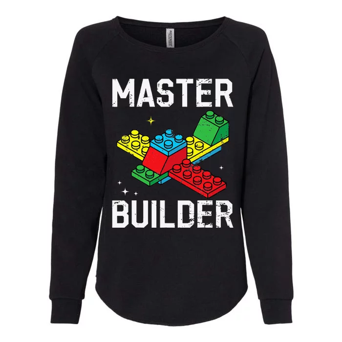 Master Builder Building Blocks Brick Toy Womens California Wash Sweatshirt