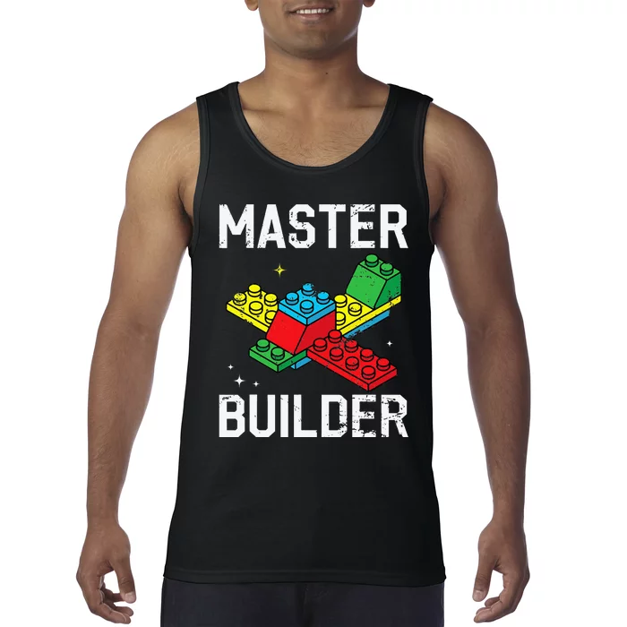 Master Builder Building Blocks Brick Toy Tank Top