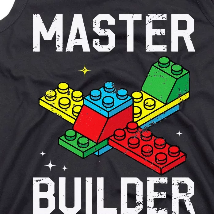 Master Builder Building Blocks Brick Toy Tank Top